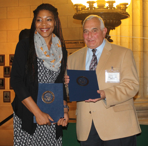 Meredith Turner (Senator Brown) and Roger Abood