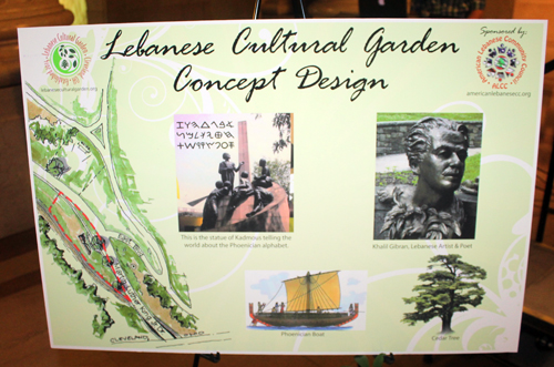 Lebanese Cultural Garden sign