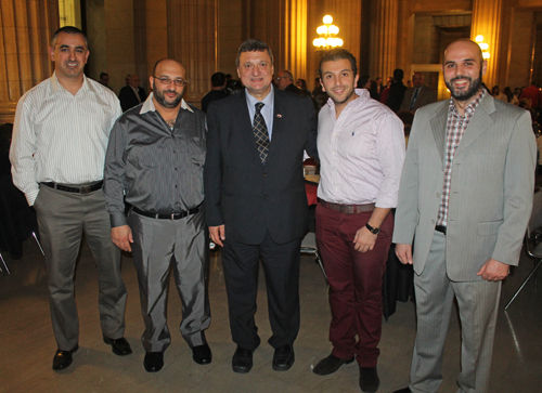 Dr. Tarek, Dr.Yazan, Pierre Bejjani, Dr. Sarri and Dr. Joseph from Buckeye Dental