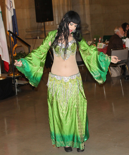 belly dancer from the Lions of the Desert Dance Company