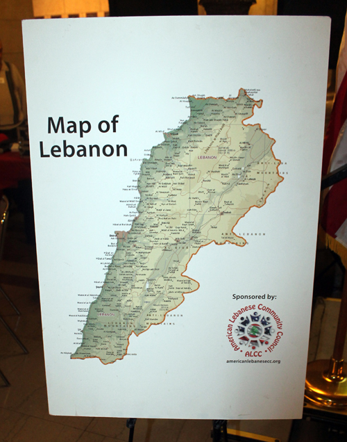 Map of Lebanon