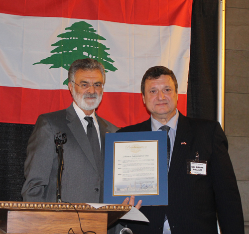 Mayor Frank Jackson and Pierre Bejjani