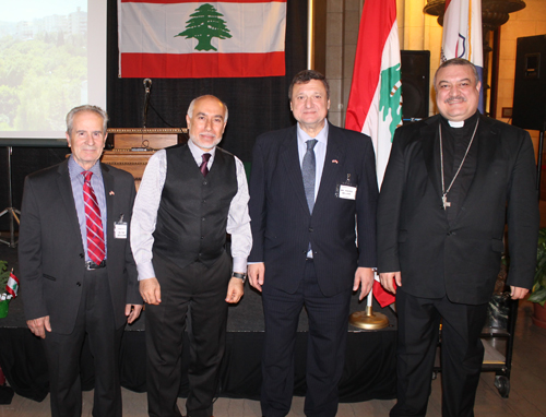 Tony Abdulkarim, Imam Islambouli, Pierre Bejjani and Rev. John Ojaimi