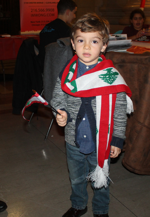 Young Lebanese American boy