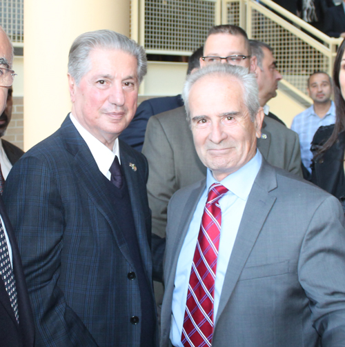 President Amine Gemayel and Tony Abdulkarim