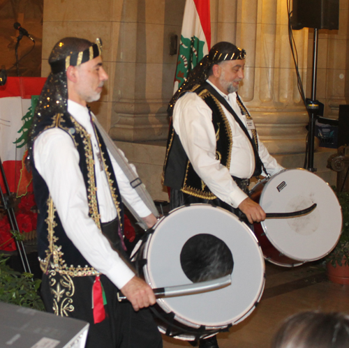 Issam Aboudabe and Nemr Soueidi of Ajyal Lebanese Dance Group