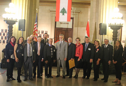 Dignitaries at Lebanon Day 2017 in Cleveland