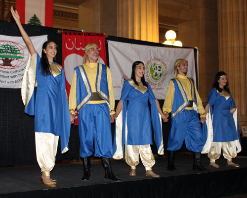 Ajyal Dabke Lebanese dancers at 2018 Lebanon Day in Cleveland