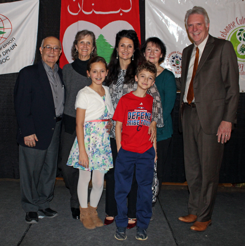 Honoree Natalie Ronayne and family members