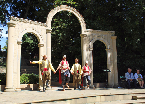 Ajyal Dabke Lebanese Dance in Syrian Garden on One World Day in Cleveland 2018