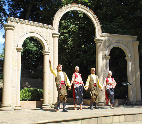 Ajyal Dabke Lebanese Dance in Syrian Garden on One World Day in Cleveland 2018