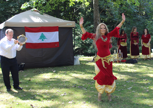 Cassandra Al Warda Middle Eastern Belly Dance in the Lebanese Cultural Garden in Cleveland on One World Day 2018