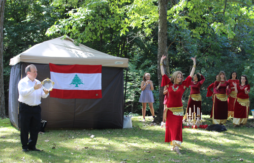 Cassandra Al Warda Middle Eastern Belly Dance in the Lebanese Cultural Garden in Cleveland on One World Day 2018