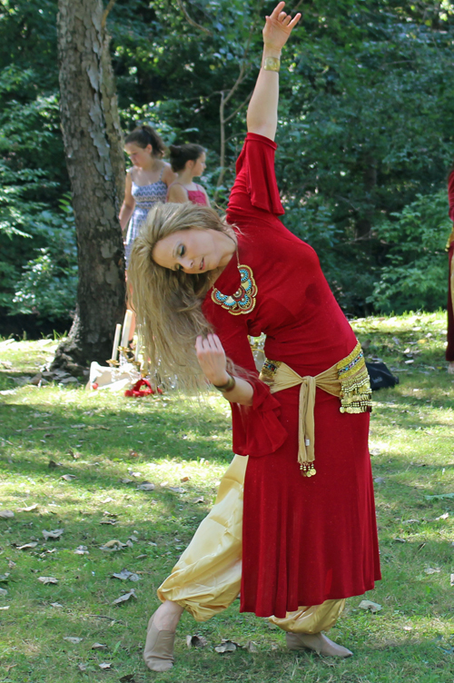 Cassandra Al Warda Middle Eastern Belly Dance in the Lebanese Cultural Garden in Cleveland on One World Day 2018