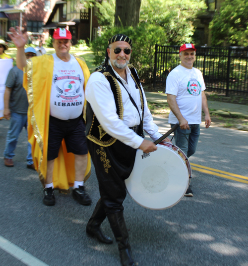 Cleveland Lebanese community marching in Parade of Flags on One World Day