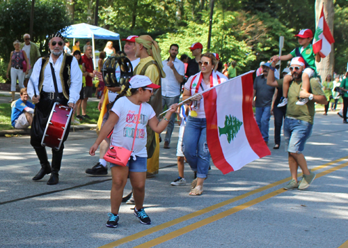 Cleveland Lebanese community marching in Parade of Flags on One World Day