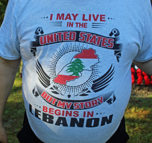 Pierre Bejjani t-shirt about Lebanon