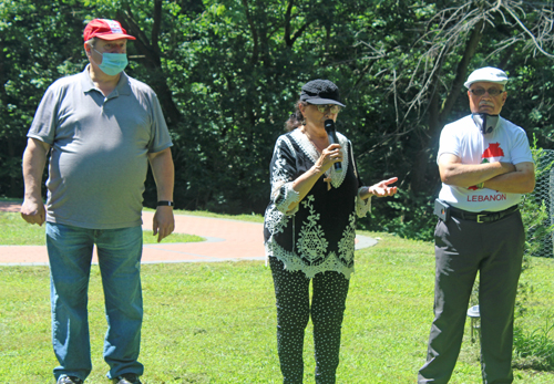 Pierre Bbejjani, Ms. Blanche Salwan and Mr. Faris Alameh