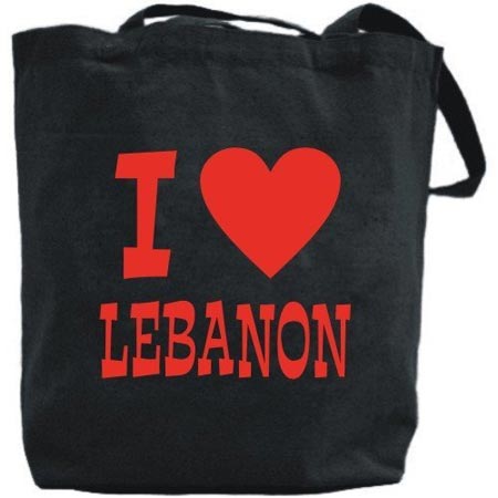 I love Lebanon tote bag