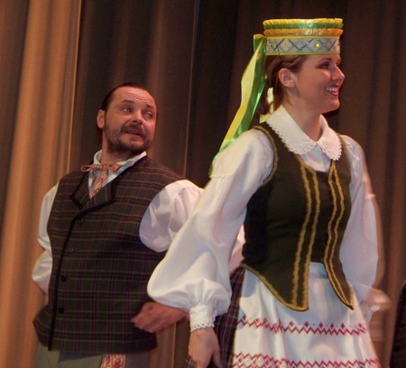 Lithuanian dancers at Lithuanian Independence Day Celebration