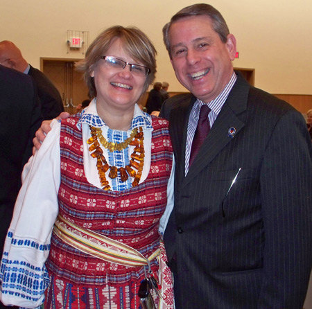 Ruta Degutis, President of Lithuanian Village and Lithuanian Citizens Club and Cleveland Councilman Mike Polensek