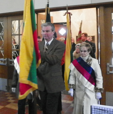 Procession into St Casimir Church on Lithuanian Independence Day