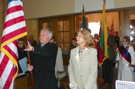 Procession into St Casimir Church on Lithuanian Independence Day