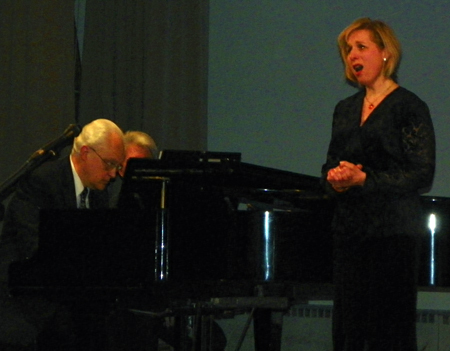 Virginia Bruozis-Muliolis accompanied by pianist Joseph Kolecki