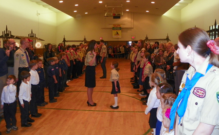 Lithuanian Scouts at Cleveland's St Casimir Church