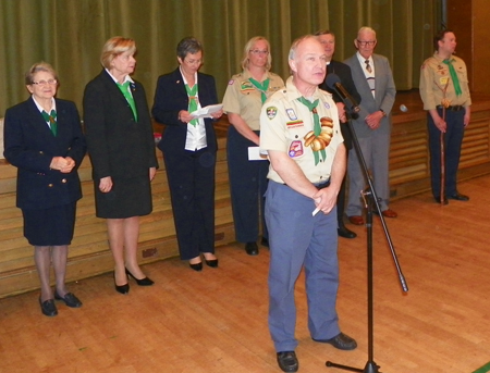 Lithuanian Scouts at Cleveland's St Casimir Church