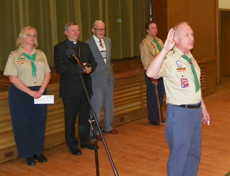 Lithuanian Scouts at Cleveland's St Casimir Church