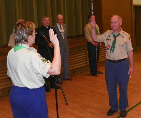 Lithuanian Scouts at Cleveland's St Casimir Church