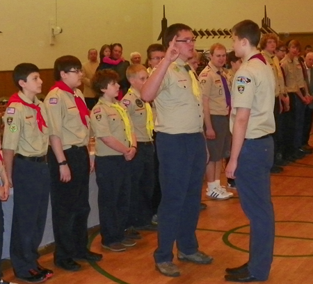 Lithuanian Scouts at Cleveland's St Casimir Church