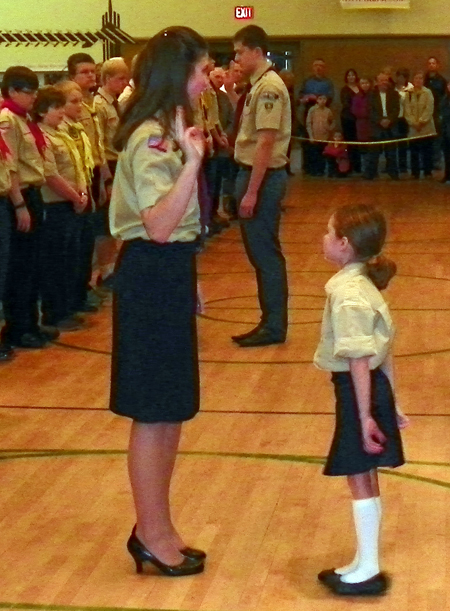 Lithuanian Scouts at Cleveland's St Casimir Church