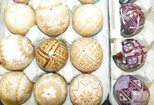 Pysanky easter eggs