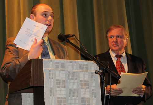 George Brown of Ohio Senator Rob Portman's office and Dr. Vik Stankus