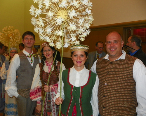 Dancers from Toronto and Sunny Coast Dance in Palm Beach Florida - Lithuanian dancers in traditional costumes