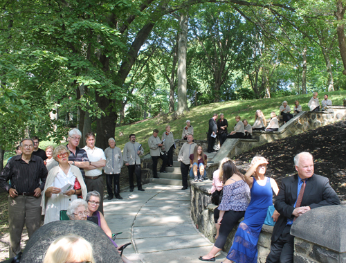 Lithuanian Garden 80th anniversary crowd