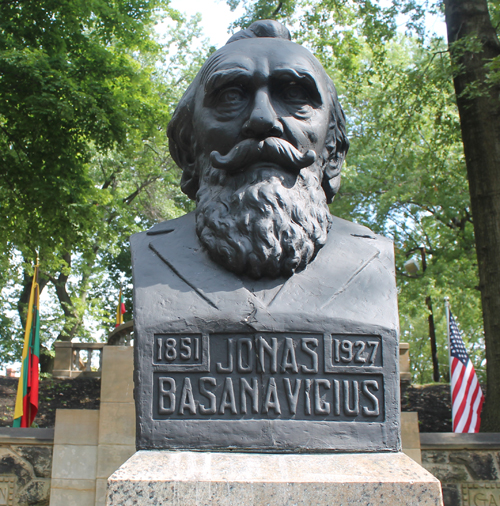 bust of Jonas Basanavicius