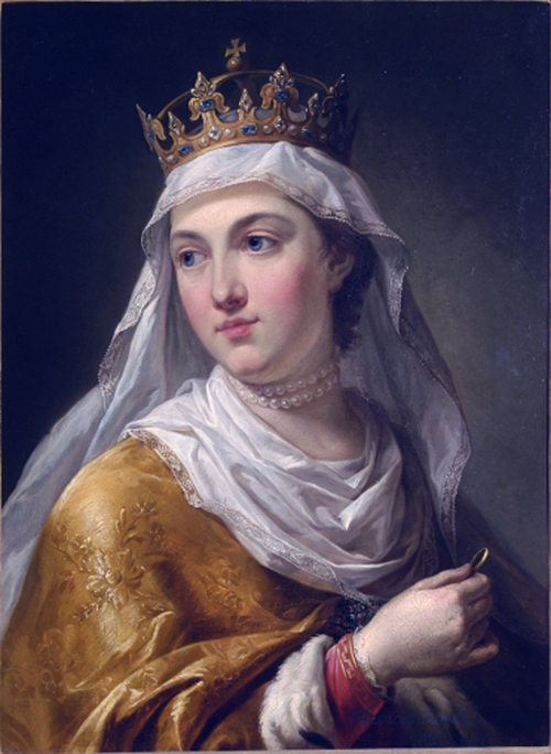 Painting of Jadwiga by Bacciarelli