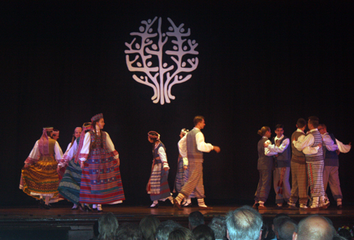 Gintaras Lithuanian folk dancers from Toronto