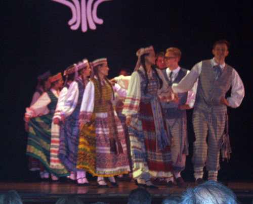 Gintaras Lithuanian folk dancers from Toronto