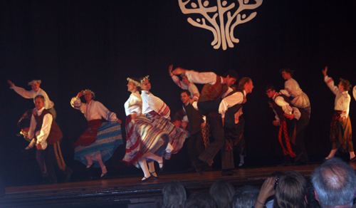 Gintaras Lithuanian folk dancers from Toronto