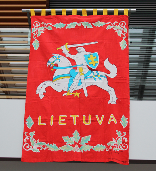 Lithuania banner at Cleveland Museum of Art