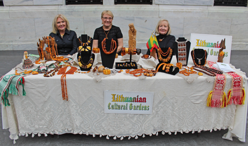 Gidone Stephens, Salomeja Sukys and Rita Matas representing Lithuania at Cleveland Museum of Art