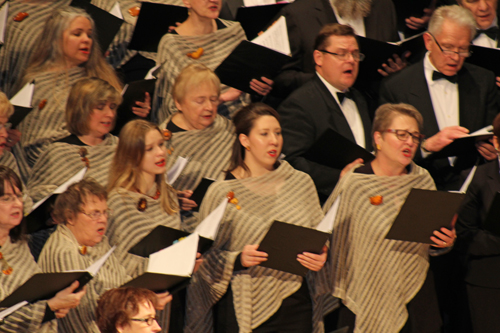 Lithuanian choirs from Cleveland (Choras Exultate), Montreal (Montrealio lietuviu choras Balsas) and Toronto (Toronto lietuviu choras Volunge)