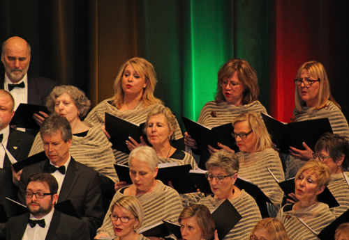 Lithuanian choirs from Cleveland (Choras Exultate), Montreal (Montrealio lietuviu choras Balsas) and Toronto (Toronto lietuviu choras Volunge