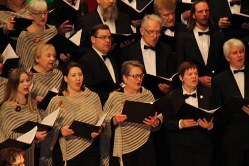 Lithuanian choirs from Cleveland (Choras Exultate), Montreal (Montrealio lietuviu choras Balsas) and Toronto (Toronto lietuviu choras Volunge)