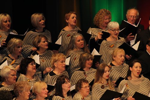 Lithuanian choirs from Cleveland (Choras Exultate), Montreal (Montrealio lietuviu choras Balsas) and Toronto (Toronto lietuviu choras Volunge)