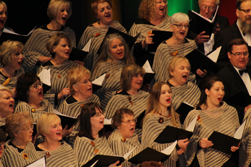 Lithuanian choirs from Cleveland (Choras Exultate), Montreal (Montrealio lietuviu choras Balsas) and Toronto (Toronto lietuviu choras Volunge)